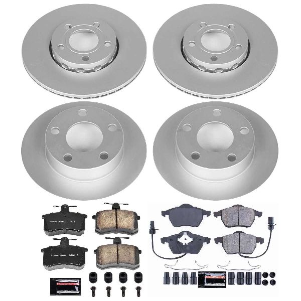 1999-2001 Audi A4 Quattro Disc Brake Kit - Front and Rear (Powerstop)