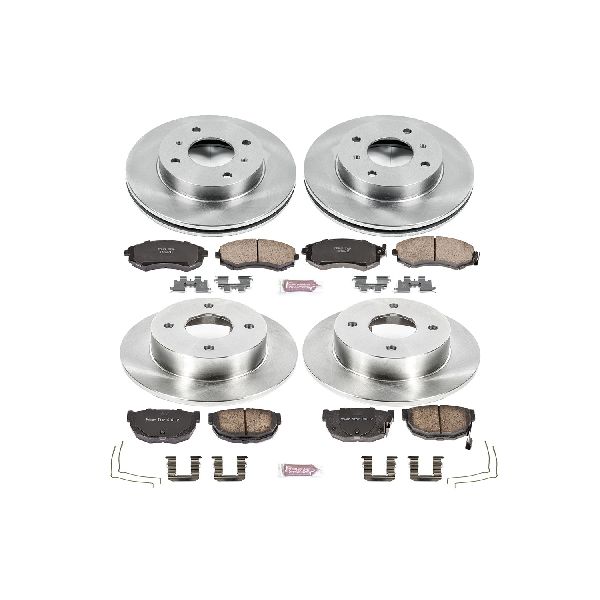 1996-1998 Nissan 240SX Disc Brake Kit - Front and Rear (Powerstop)