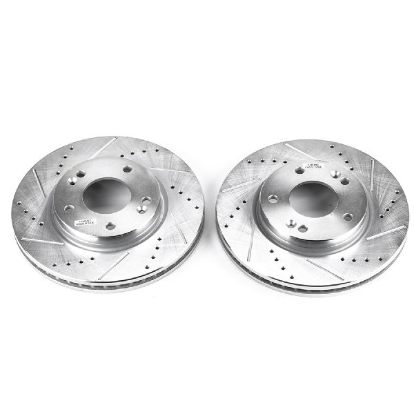 2001-2005 Hyundai Santa Fe Disc Brake Rotor Set - Front (Powerstop)