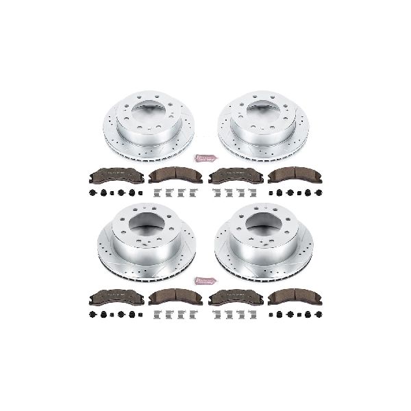 2011 GMC Sierra 2500 HD Disc Brake Kit - Front and Rear (Powerstop)