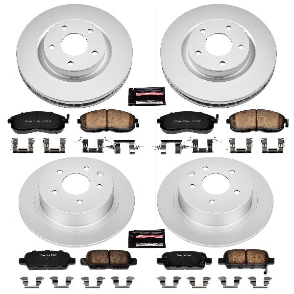 2007-2012 Nissan Sentra Disc Brake Kit - Front and Rear (Powerstop)