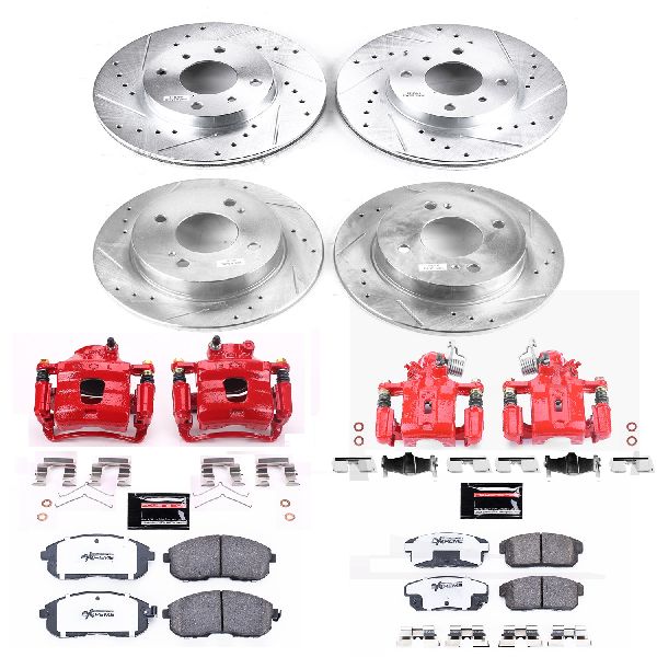 2001 Nissan Sentra Disc Brake Kit - Front and Rear (Powerstop)