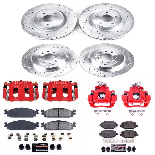 2009 Ford Flex Disc Brake Kit - Front and Rear (Powerstop)