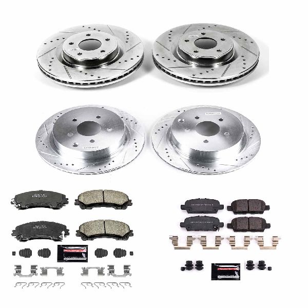 2014-2024 INFINITI Q50 Disc Brake Kit - Front and Rear (Powerstop)