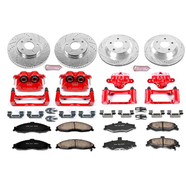 1998-2002 Pontiac Firebird Disc Brake Kit - Front and Rear (Powerstop)