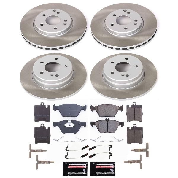 2000-2002 Mercedes-Benz CLK320 Disc Brake Kit - Front and Rear (Powerstop)
