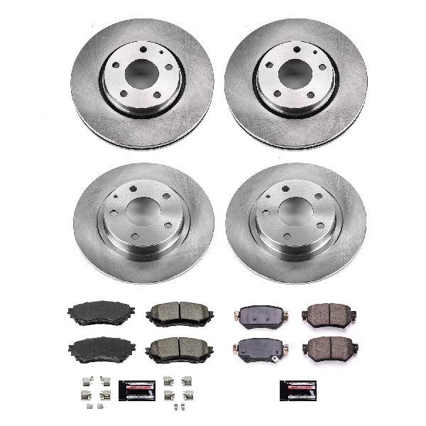 2020-2021 Mazda 6 Disc Brake Kit - Front and Rear (Powerstop)
