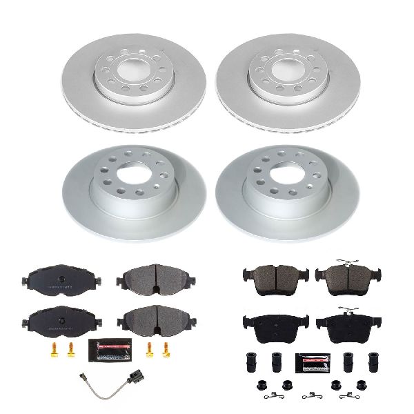 2019-2024 Volkswagen Jetta Disc Brake Kit - Front and Rear (Powerstop)