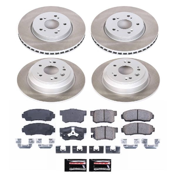2012 Honda Crosstour Disc Brake Kit - Front and Rear (Powerstop)