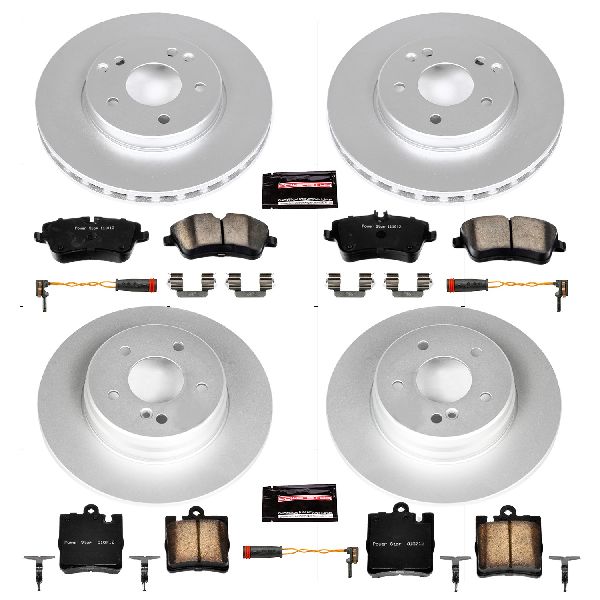 2003-2005 Mercedes-Benz C240 Disc Brake Kit - Front and Rear (Powerstop)