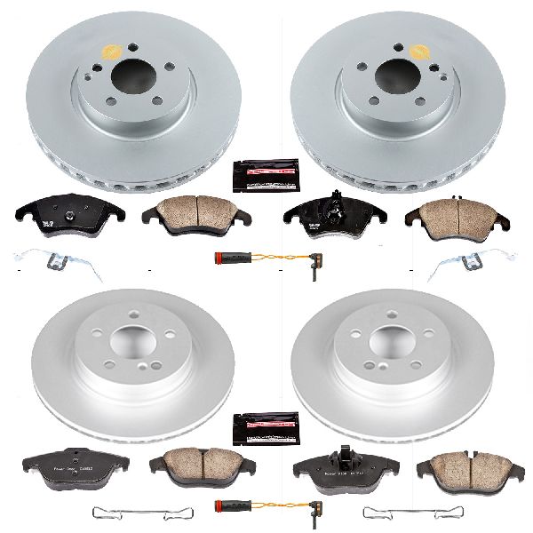 2013-2014 Mercedes-Benz C300 Disc Brake Kit - Front and Rear (Powerstop)