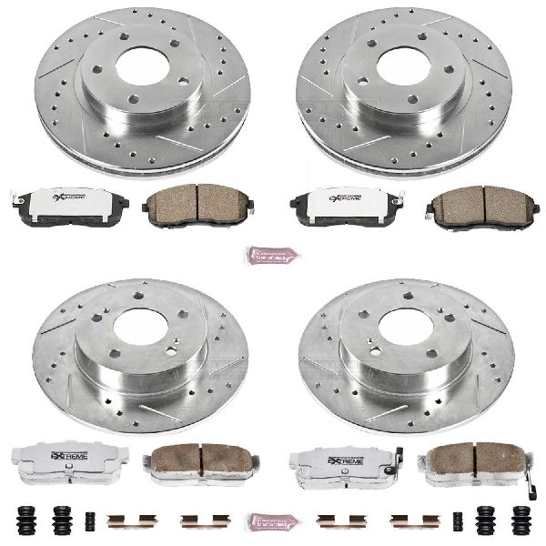 1999-2001 Nissan Maxima Disc Brake Kit - Front and Rear (Powerstop)