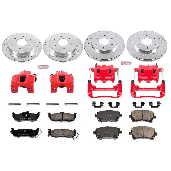 2004 Nissan Pathfinder Armada Disc Brake Kit - Front and Rear (Powerstop)