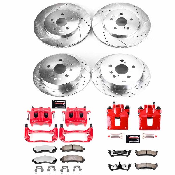 2001-2002 Ford Explorer Sport Disc Brake Kit - Front and Rear (Powerstop)