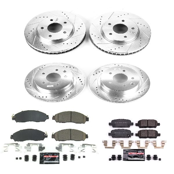 2018-2025 Nissan LEAF Disc Brake Kit - Front and Rear (Powerstop)