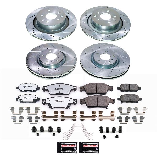 2014-2015 INFINITI Q60 Disc Brake Kit - Front and Rear (Powerstop)