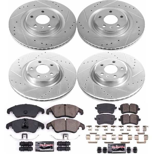 2014-2015 Audi A6 Disc Brake Kit - Front and Rear (Powerstop)