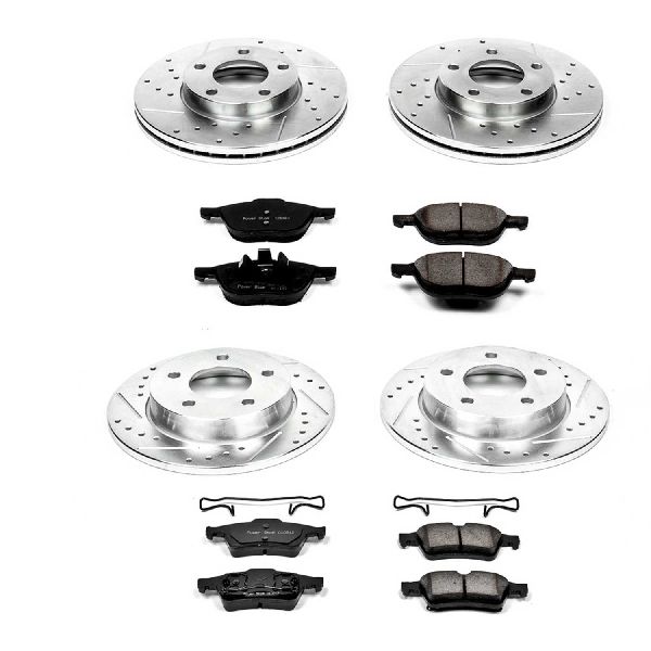 2004-2005 Mazda 3 Disc Brake Kit - Front and Rear (Powerstop)