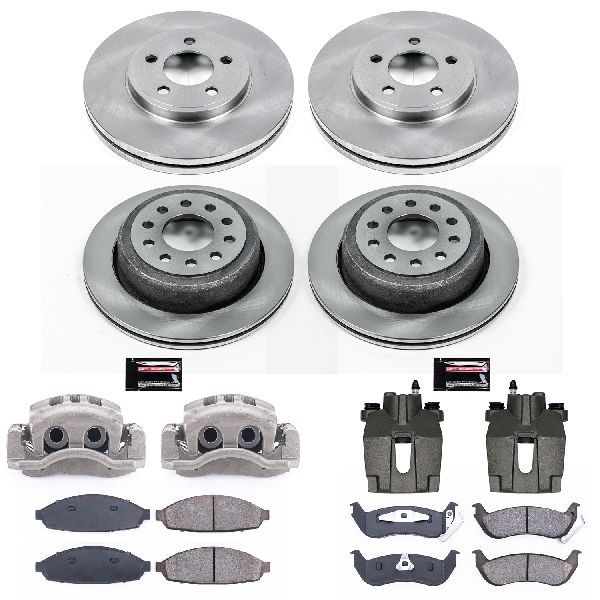 2003-2011 Lincoln Town Car Disc Brake Kit - Front and Rear (Powerstop)