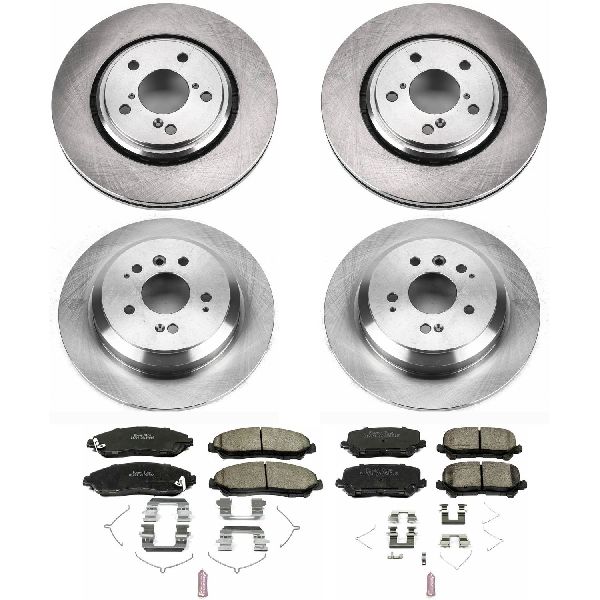 2017-2025 Honda Ridgeline Disc Brake Kit - Front and Rear (Powerstop)