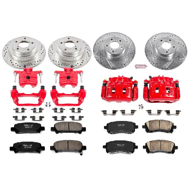 2002-2003 Subaru Impreza Disc Brake Kit - Front and Rear (Powerstop)