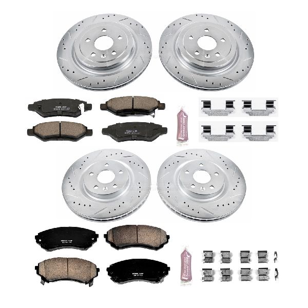2008-2014 Cadillac CTS Disc Brake Kit - Front and Rear (Powerstop)