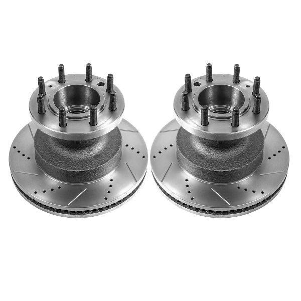 2008-2025 Ford E-350 Super Duty Disc Brake Rotor Set - Front (Powerstop)