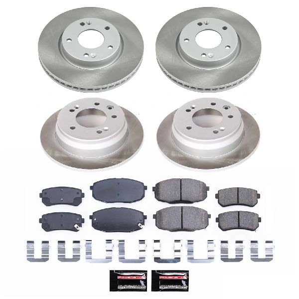 2009-2012 Hyundai Elantra Disc Brake Kit - Front and Rear (Powerstop)