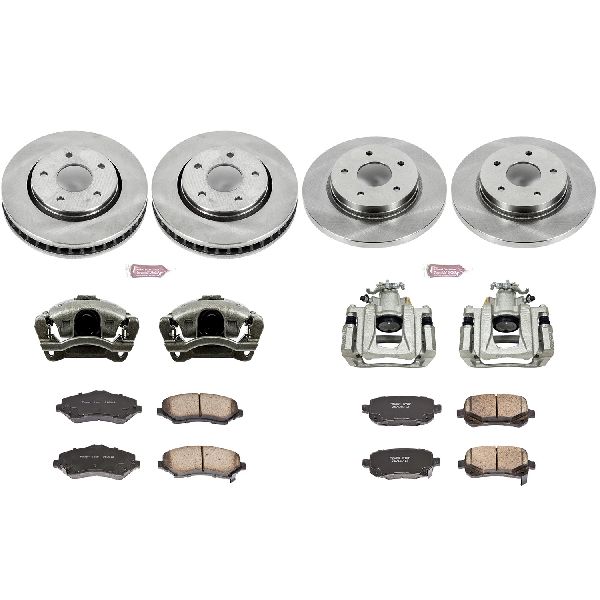 2008-2012 Dodge Grand Caravan Disc Brake Kit - Front and Rear (Powerstop)