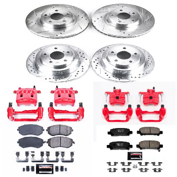 2002-2003 Subaru Impreza Disc Brake Kit - Front and Rear (Powerstop)