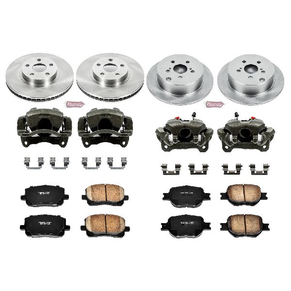 2005-2010 Scion tC Disc Brake Kit - Front and Rear (Powerstop)