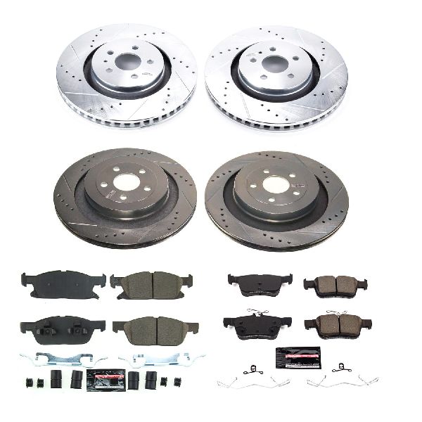 2019-2021 Lincoln Nautilus Disc Brake Kit - Front and Rear (Powerstop)