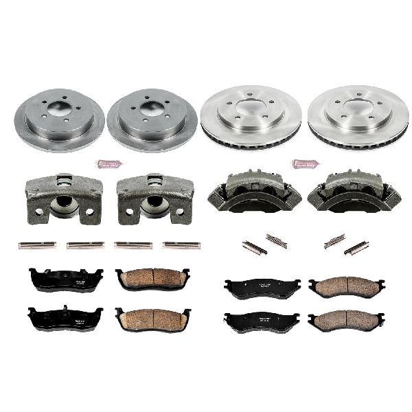 1998-2000 Lincoln Navigator Disc Brake Kit - Front and Rear (Powerstop)