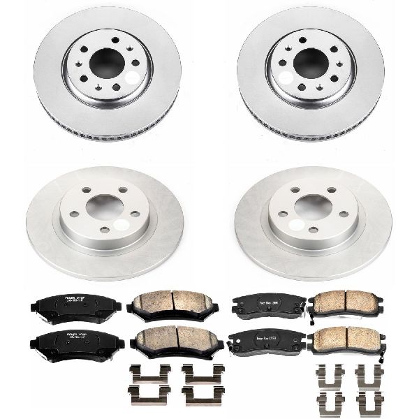 2003-2004 Cadillac Seville Disc Brake Kit - Front and Rear (Powerstop)