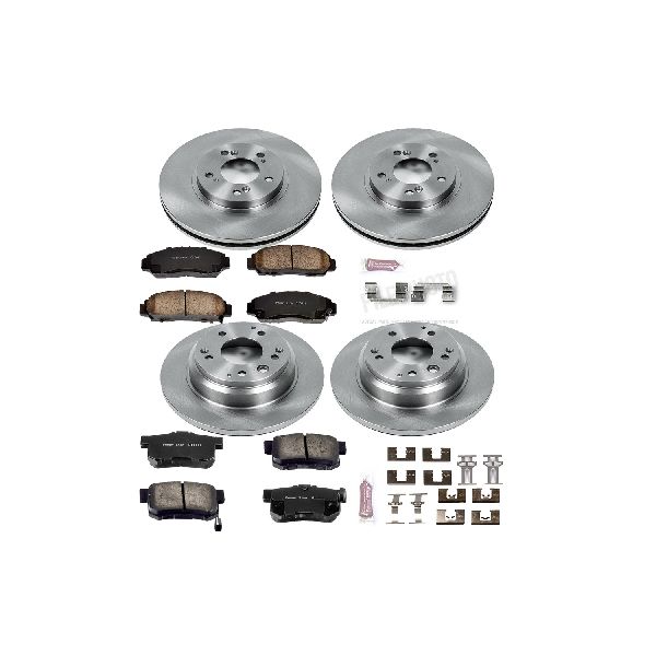 1999-2001 Acura RL Disc Brake Kit - Front and Rear (Powerstop)
