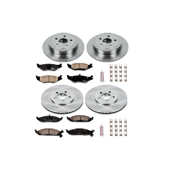 1995-2000 Dodge Stratus Disc Brake Kit - Front and Rear (Powerstop)