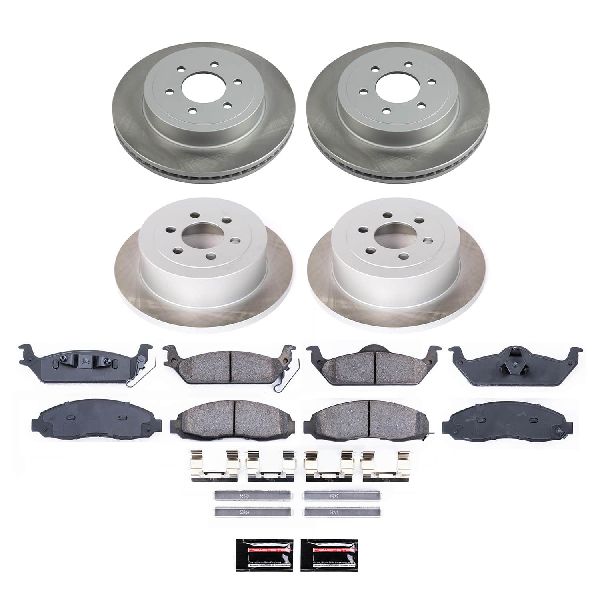2003-2004 Dodge Dakota Disc Brake Kit - Front and Rear (Powerstop)