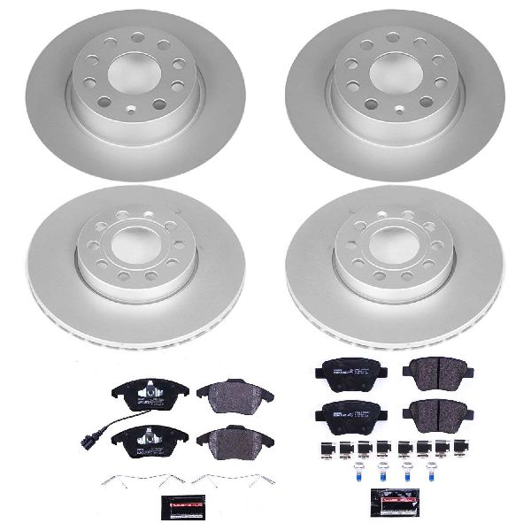 2010-2014 Volkswagen Jetta Disc Brake Kit - Front and Rear (Powerstop)