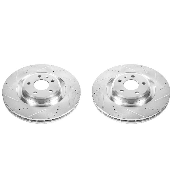 2008-2011 Audi S5 Disc Brake Rotor Set - Front (Powerstop)