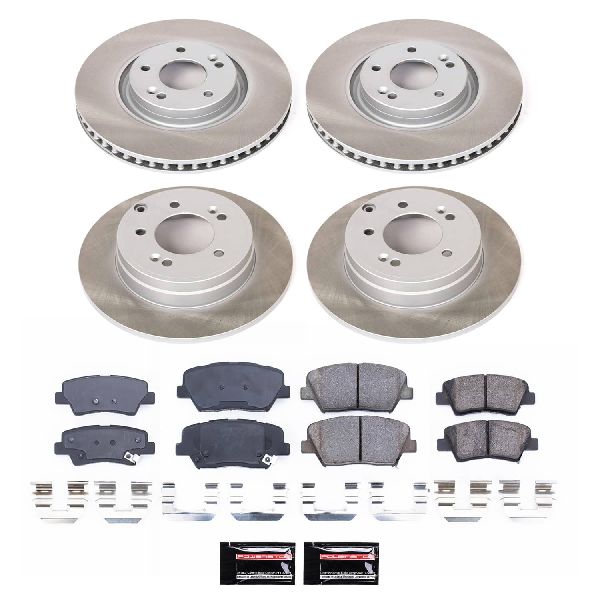 2012-2017 Hyundai Azera Disc Brake Kit - Front and Rear (Powerstop)