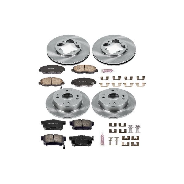 1997 Acura CL Disc Brake Kit - Front and Rear (Powerstop)