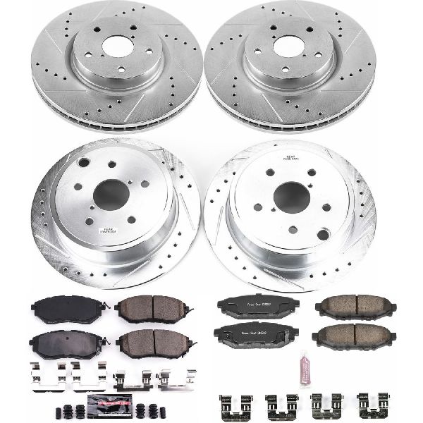 2015-2021 Subaru WRX Disc Brake Kit - Front and Rear (Powerstop)