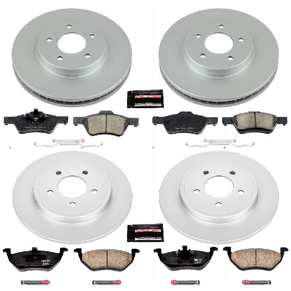 2008 Mazda Tribute Disc Brake Kit - Front and Rear (Powerstop)