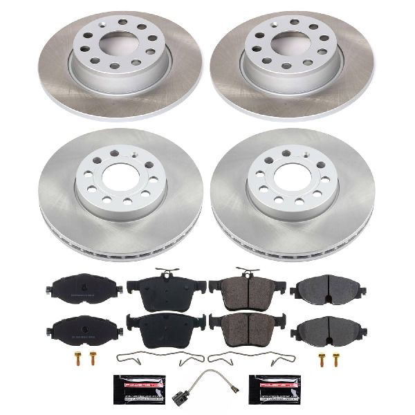 2015-2016 Audi A3 Disc Brake Kit - Front and Rear (Powerstop)