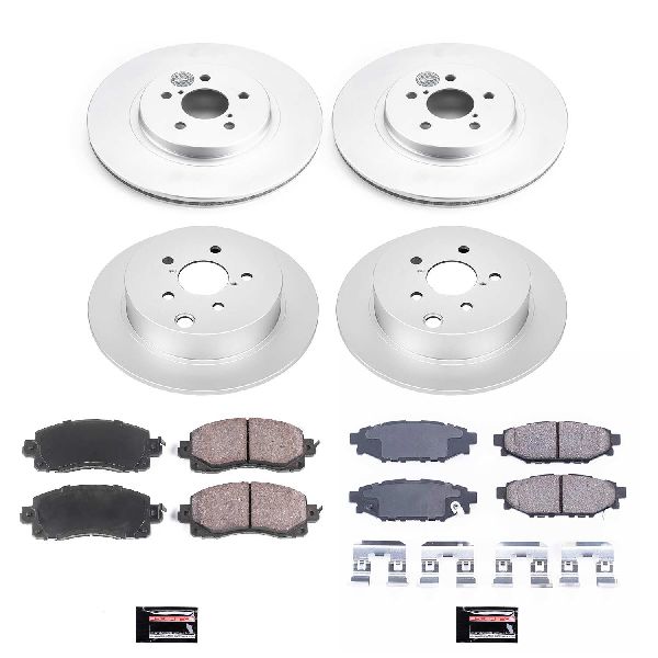 2018-2022 Subaru Crosstrek Disc Brake Kit - Front and Rear (Powerstop)