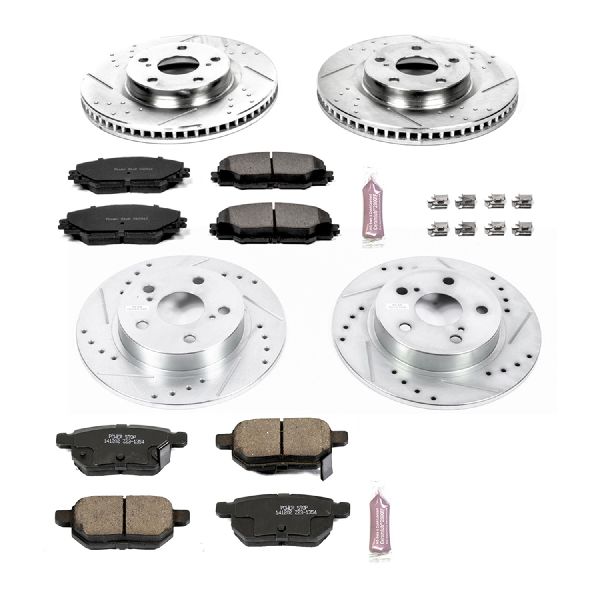 2011-2016 Scion tC Disc Brake Kit - Front and Rear (Powerstop)
