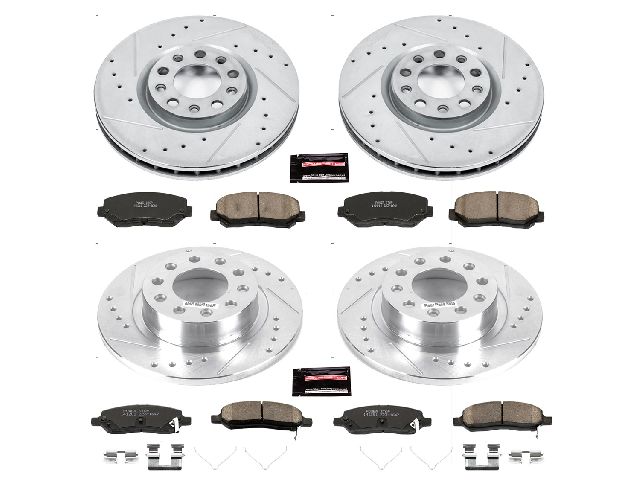 2013-2016 Dodge Dart Disc Brake Kit - Front and Rear (Powerstop)