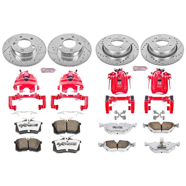 2001-2005 Volkswagen Jetta Disc Brake Kit - Front and Rear (Powerstop)