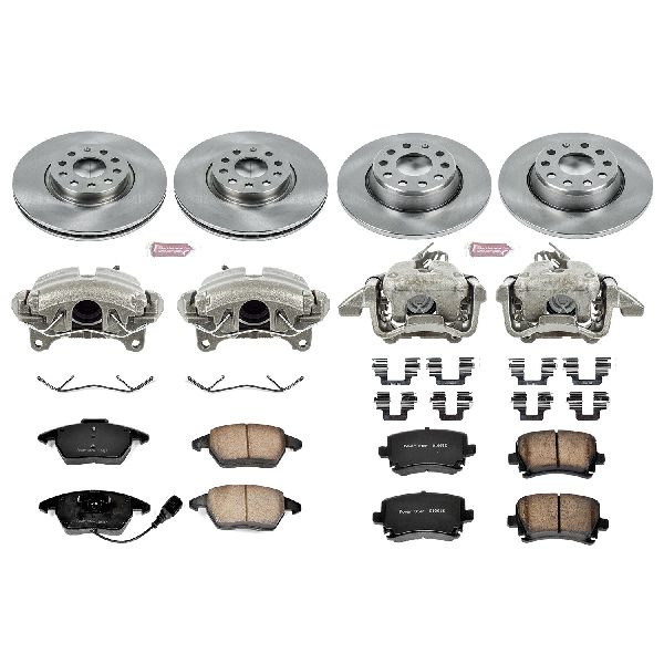 2009 Audi A3 Disc Brake Kit - Front and Rear (Powerstop)