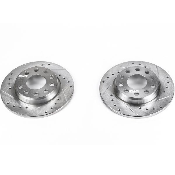 2002-2006 Audi A4 Disc Brake Rotor Set - Rear (Powerstop)